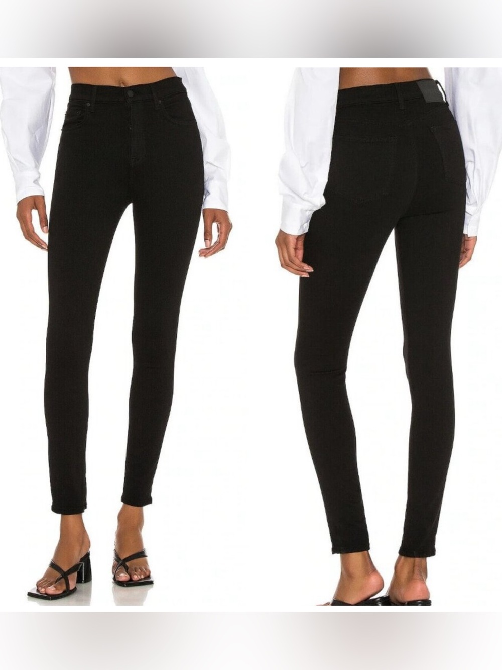 GRLFRND The Kennedy High Rise Skinny Jeans Women's Size 25 Black Classic